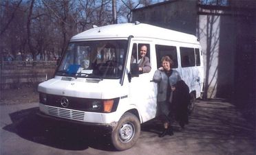 Minibuss i Odessa